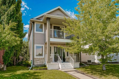 260 Chaparral Ridge Circle Se, Calgary, AB - Outdoor With Balcony With Facade