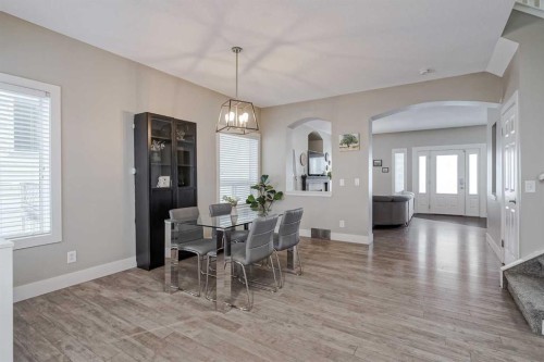 260 Chaparral Ridge Circle Se, Calgary, AB - Indoor Photo Showing Dining Room