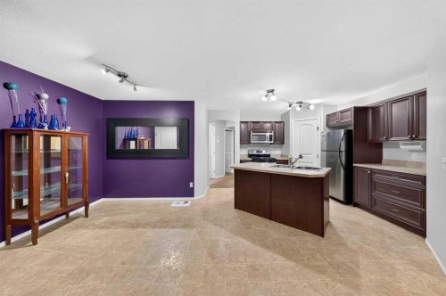 #104-20 Panatella Landing Nw, Calgary, AB - Indoor Photo Showing Kitchen