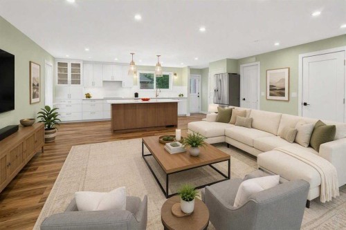 14672 Deer Ridge Drive Se, Calgary, AB - Indoor Photo Showing Living Room