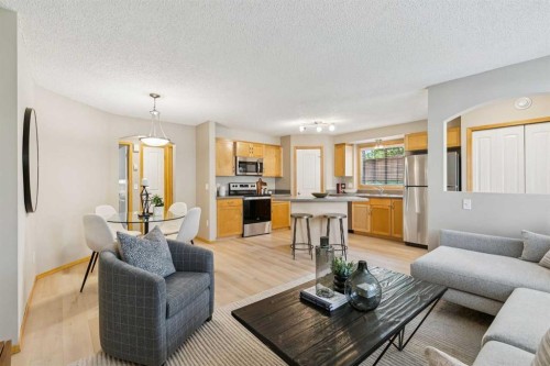 106-7 Everridge Square Sw, Calgary, AB - Indoor Photo Showing Living Room
