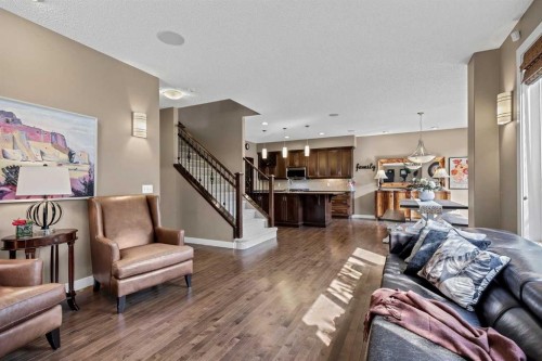 103 Tuscany Estates Crescent Nw, Calgary, AB - Indoor Photo Showing Living Room