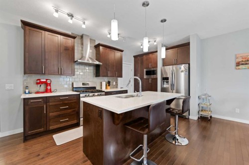 188 Savanna Grove Ne, Calgary, AB - Indoor Photo Showing Kitchen With Upgraded Kitchen