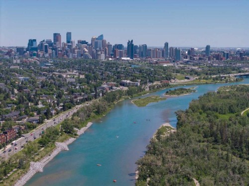 204-540 34 Street Nw, Calgary, AB - Outdoor With Body Of Water With View