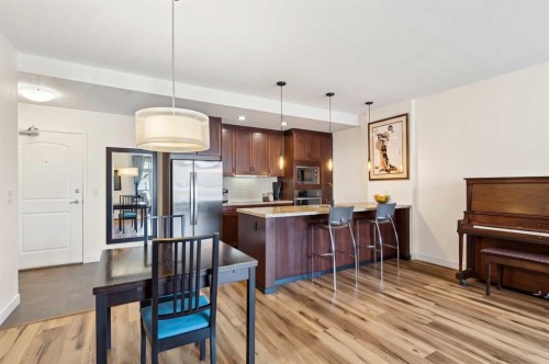 204-540 34 Street Nw, Calgary, AB - Indoor Photo Showing Kitchen