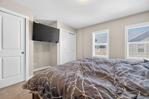 355 Silverado Common Sw, Calgary, AB - Indoor Photo Showing Bedroom