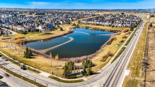 355 Silverado Common Sw, Calgary, AB - Outdoor With Body Of Water With View