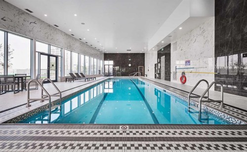 704-530 3 Street Se, Calgary, AB - Indoor Photo Showing Other Room With In Ground Pool