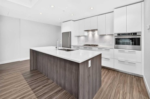 704-530 3 Street Se, Calgary, AB - Indoor Photo Showing Kitchen With Upgraded Kitchen
