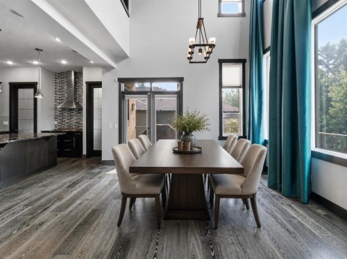 8243 Fortress Drive Sw, Calgary, AB - Indoor Photo Showing Dining Room