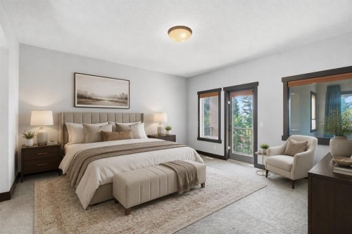 8243 Fortress Drive Sw, Calgary, AB - Indoor Photo Showing Bedroom