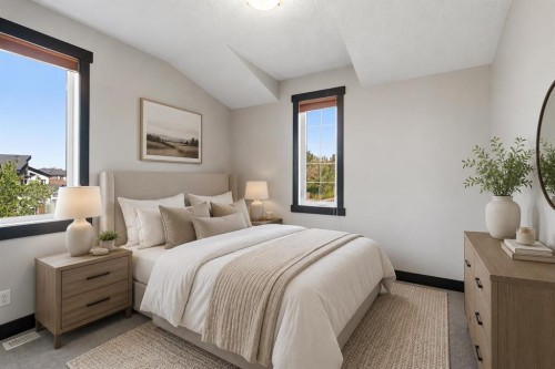 8243 Fortress Drive Sw, Calgary, AB - Indoor Photo Showing Bedroom