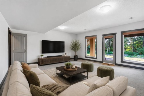 8243 Fortress Drive Sw, Calgary, AB - Indoor Photo Showing Living Room