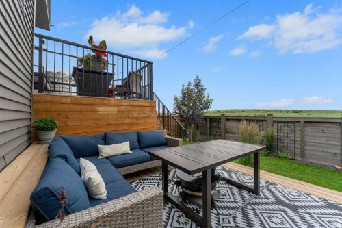 444 Lawthorn Way, Airdrie, AB - Outdoor With Deck Patio Veranda With Exterior