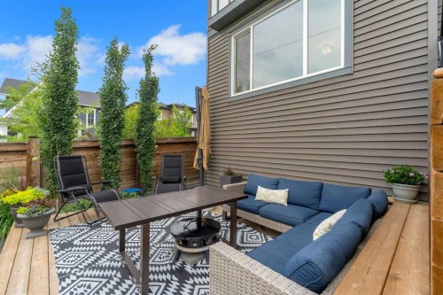 444 Lawthorn Way, Airdrie, AB - Outdoor With Deck Patio Veranda With Exterior