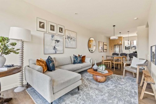 15020 Centre Street Ne, Calgary, AB - Indoor Photo Showing Living Room