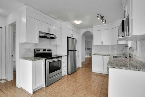 51 Del Monica Place Ne, Calgary, AB - Indoor Photo Showing Kitchen With Stainless Steel Kitchen With Upgraded Kitchen