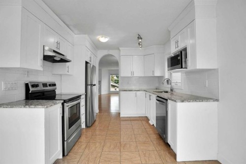51 Del Monica Place Ne, Calgary, AB - Indoor Photo Showing Kitchen With Stainless Steel Kitchen With Upgraded Kitchen