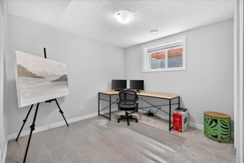 163 Copperleaf Way Se, Calgary, AB - Indoor Photo Showing Office