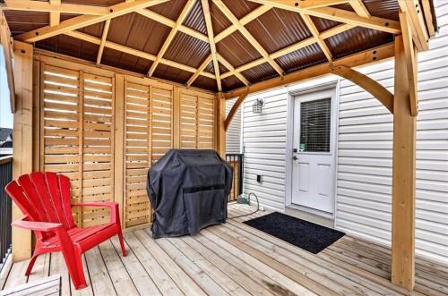 163 Copperleaf Way Se, Calgary, AB - Outdoor With Deck Patio Veranda With Exterior