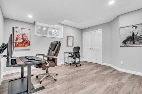 49 Creekside Avenue Sw, Calgary, AB - Indoor Photo Showing Office
