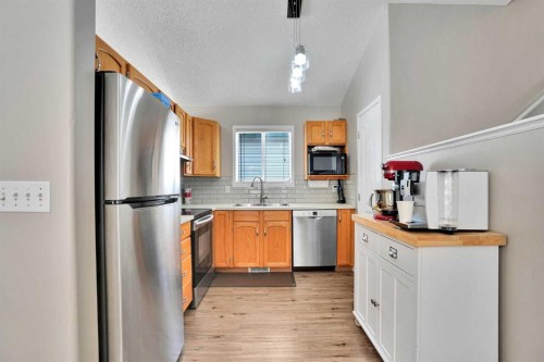 7237 Laguna Way Ne, Calgary, AB - Indoor Photo Showing Kitchen With Stainless Steel Kitchen With Double Sink
