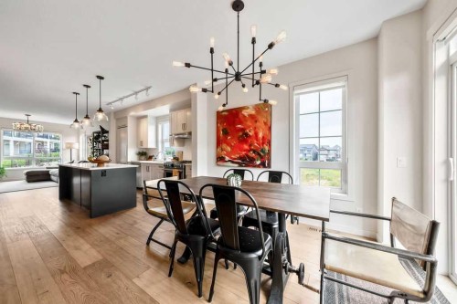 119 Sherwood Lane Nw, Calgary, AB - Indoor Photo Showing Dining Room