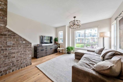 119 Sherwood Lane Nw, Calgary, AB - Indoor Photo Showing Living Room