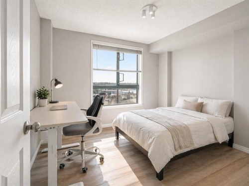 1408-1111 6 Avenue Sw, Calgary, AB - Indoor Photo Showing Bedroom
