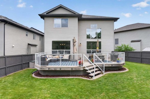 21 Morningside Bay Sw, Airdrie, AB - Outdoor With Deck Patio Veranda With Exterior