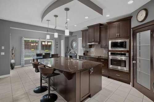 139 Nolanshire Point Nw, Calgary, AB - Indoor Photo Showing Kitchen With Stainless Steel Kitchen With Upgraded Kitchen
