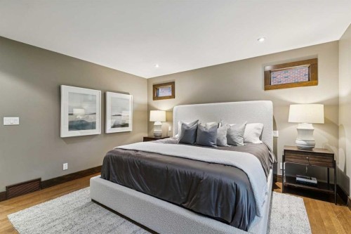 23 Bay View Drive Sw, Calgary, AB - Indoor Photo Showing Bedroom