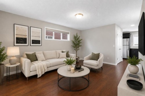 16 Fireside Way, Cochrane, AB - Indoor Photo Showing Living Room