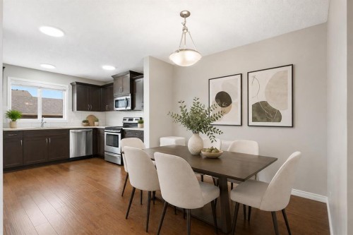 16 Fireside Way, Cochrane, AB - Indoor Photo Showing Dining Room