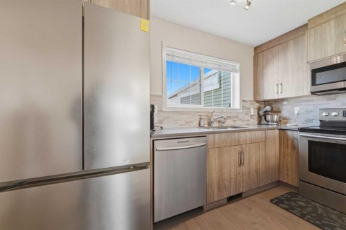 334 Legacy Village Way Se, Calgary, AB - Indoor Photo Showing Kitchen With Stainless Steel Kitchen