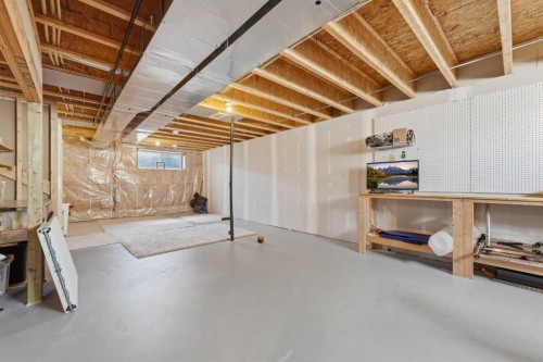 334 Legacy Village Way Se, Calgary, AB - Indoor Photo Showing Basement
