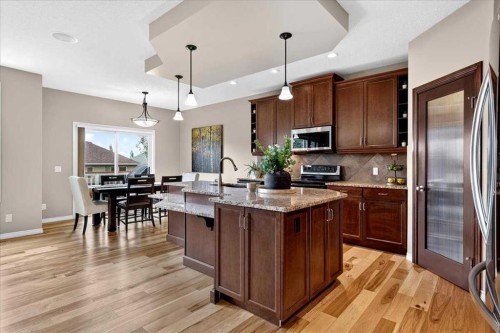 174 Cranridge Terrace Se, Calgary, AB - Indoor Photo Showing Kitchen With Stainless Steel Kitchen With Upgraded Kitchen