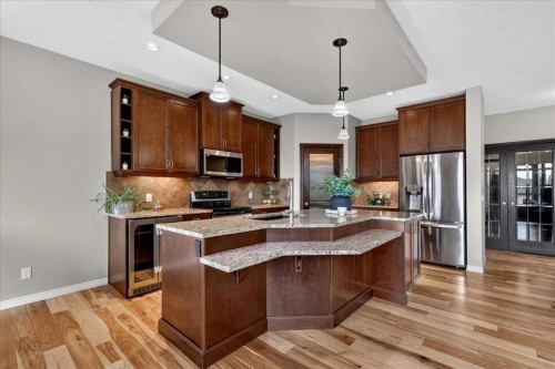 174 Cranridge Terrace Se, Calgary, AB - Indoor Photo Showing Kitchen With Stainless Steel Kitchen With Upgraded Kitchen