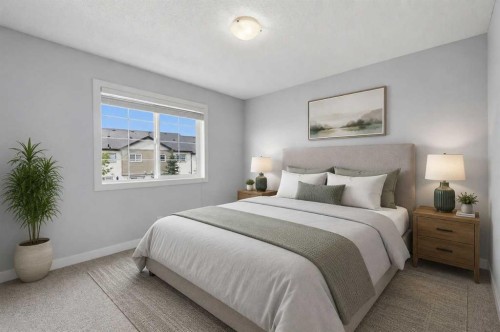 29 Pantego Lane Nw, Calgary, AB - Indoor Photo Showing Bedroom