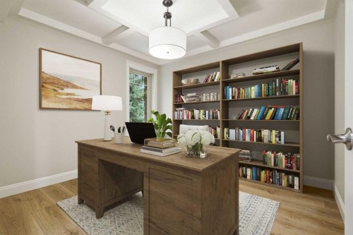 1131 Edgemont Road Nw, Calgary, AB - Indoor Photo Showing Office