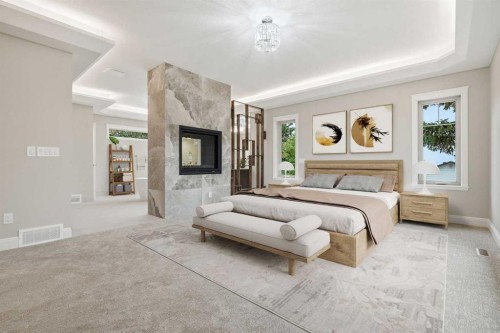 1131 Edgemont Road Nw, Calgary, AB - Indoor Photo Showing Bedroom