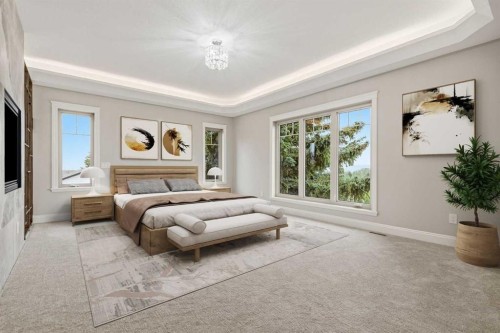 1131 Edgemont Road Nw, Calgary, AB - Indoor Photo Showing Bedroom