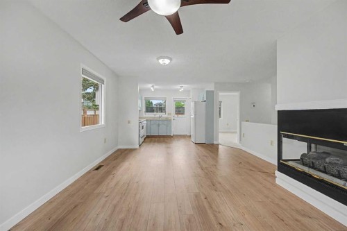 2640 Dovely Court Se, Calgary, AB - Indoor With Fireplace