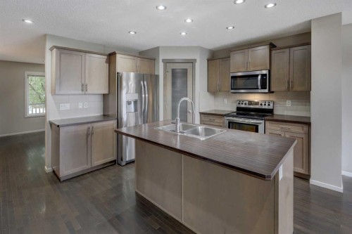 36 Copperstone Court Se, Calgary, AB - Indoor Photo Showing Kitchen With Double Sink