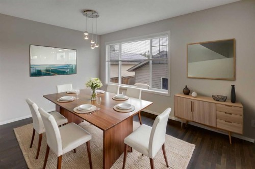 36 Copperstone Court Se, Calgary, AB - Indoor Photo Showing Dining Room