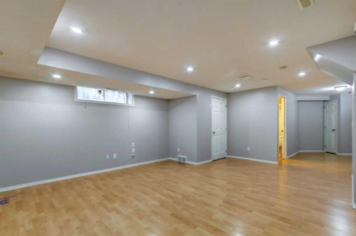 33 Everstone Avenue Sw, Calgary, AB - Indoor Photo Showing Basement
