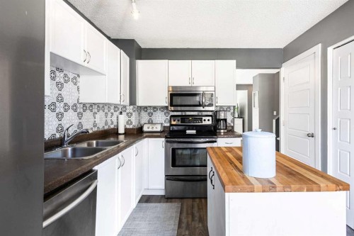 149 Taradale Close Ne, Calgary, AB - Indoor Photo Showing Kitchen With Stainless Steel Kitchen With Double Sink