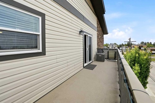 3430 49 Avenue, Red Deer, AB - Outdoor With Balcony With Exterior