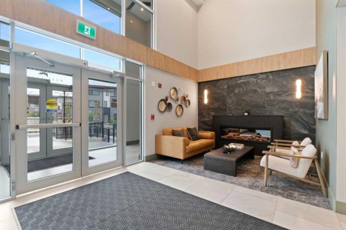 1112-81 Arbour Lake View Nw, Calgary, AB - Indoor Photo Showing Other Room With Fireplace