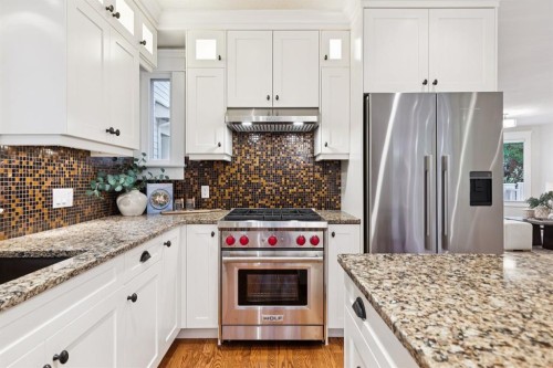 3607 7 Street Sw, Calgary, AB - Indoor Photo Showing Kitchen With Stainless Steel Kitchen With Upgraded Kitchen